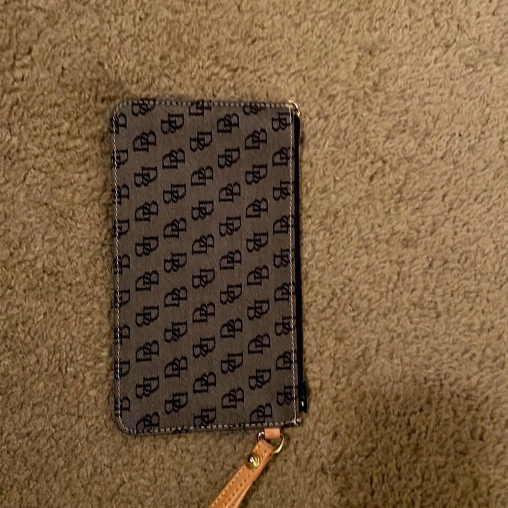 Monogram Dooney wristlet